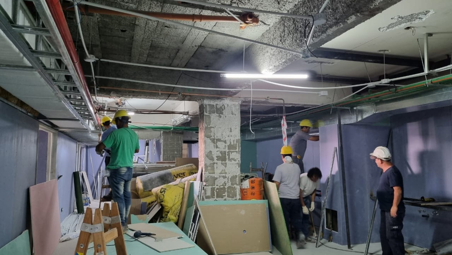 Una constructora mendocina avanza con la obra de un importante hospital de San Rafael